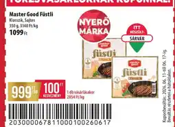 Coop Master Good Füstli ajánlat