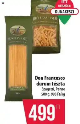 Coop Don Francesco durum tészta ajánlat
