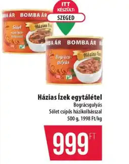 Coop Házias Ízek egytálétel ajánlat