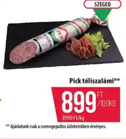Coop Pick téliszalámi ajánlat
