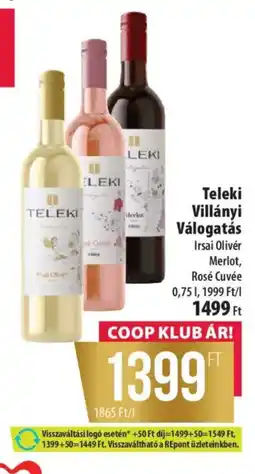 Coop Teleki Villányi Válogatás ajánlat
