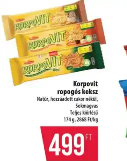 Coop Korpovit ropogós keksz ajánlat