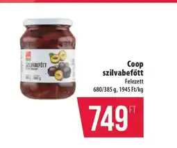 Coop Coop szilvabefőtt ajánlat