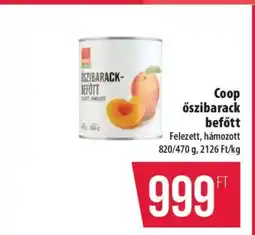 Coop Coop őszibarack befőtt ajánlat
