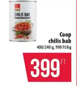 Coop Coop chilis bab ajánlat
