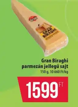 Coop Gran Biraghi parmezán jellegű sajt ajánlat