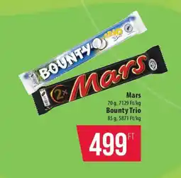 Coop Mars, Bounty Trio szelet ajánlat