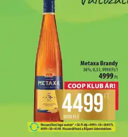 Coop Metaxa Brandy ajánlat