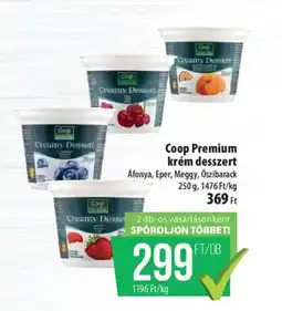 Coop Coop Premium krém desszert ajánlat