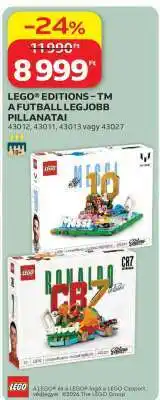 Auchan LEGO EDITIONS A FUTBALL LEGJOBB PILLANATAI ajánlat