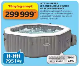 Auchan INTEX Purespa Jet and Bubble Deluxe Masszázsmedence ajánlat