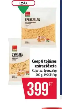 Coop Coop 8 tojásos száraztészta ajánlat