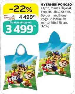 Auchan GYERMEK PONCSÓ ajánlat