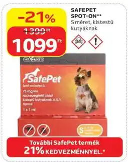 Auchan SAFEPET SPOT-ON ajánlat