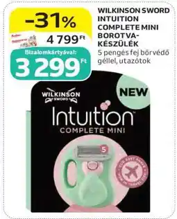 Auchan WILKINSON SWORD INTUITION COMPLETE MINI BOROTVAKÉSZÜLÉK ajánlat