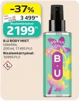 Auchan B.U BODY MIST ajánlat