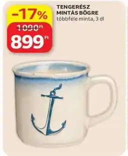 Auchan Tengerész mintás bögre ajánlat