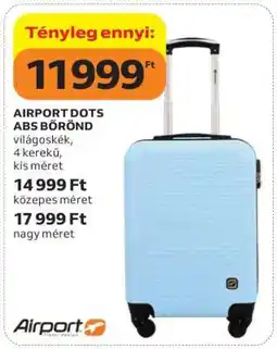 Auchan AIRPORT DOTS ABS BŐRÖND ajánlat