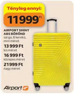 Auchan AIRPORT SHINY ABS BŐRÖND ajánlat