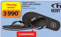 Auchan HEAVY TOOLS FÉRFILÁBUJJKÖZÖS PAPUCS ajánlat