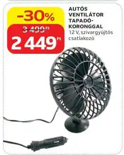 Auchan Autós ventilátor tapadókoronggal ajánlat