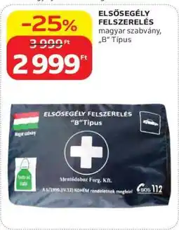 Auchan ELSŐSEGÉLY FELSZERELÉS ajánlat