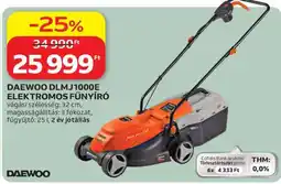 Auchan DAEWOO DLMJ1000E ELEKTROMOS FŰNYÍRÓ ajánlat