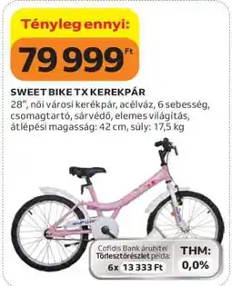 Auchan SWEET BIKE TX KERÉKPÁR ajánlat