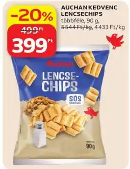 Auchan AUCHAN KEDVENC LENCSECHIPS ajánlat