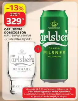 Auchan Carlsberg Dobozos Sör ajánlat