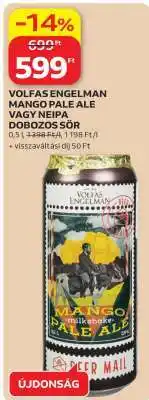 Auchan Volfas Engelman Mango Pale Ale vagy Neipa dobozos sör ajánlat
