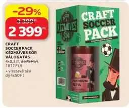 Auchan CRAFT SOCCER PACK KÉZMŰVES SÖR VÁLOGATÁS ajánlat