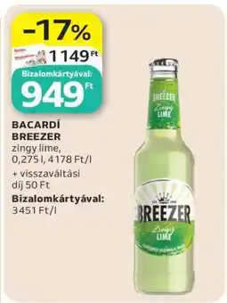 Auchan BACARDÍ BREEZER ajánlat