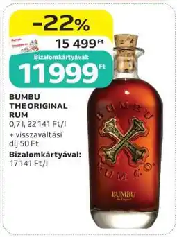 Auchan BUMBU The Original Rum ajánlat