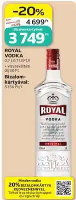 Auchan ROYAL Vodka ajánlat