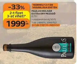 Auchan PAULUS MOLNÁR EXTRA DRY PEZSGŐ ajánlat