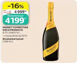Auchan Mionetto Prestige DOCG Prosecco ajánlat