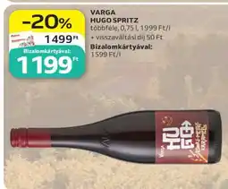 Auchan VARGA HUGO SPRITZ ajánlat