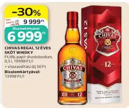 Auchan Chivas Regal 12 éves skót whisky ajánlat