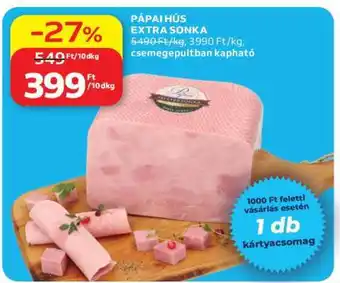 Auchan Pápai Hús Extra Sonka ajánlat