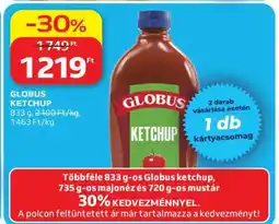 Auchan Globus ketchup ajánlat