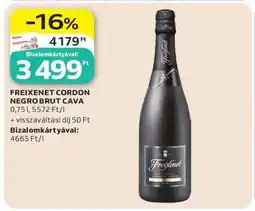 Auchan FREIXENET CORDON NEGRO BRUT CAVA ajánlat