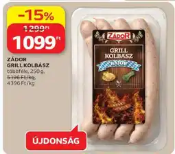 Auchan ZÁDOR GRILL KOLBÁSZ ajánlat