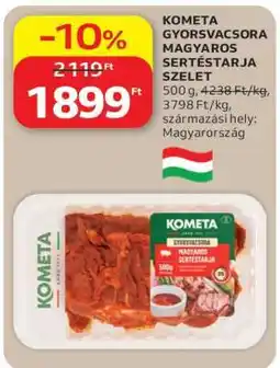 Auchan KOMETA GYORSVACSORA MAGYAROS SERTÉSTARJA SZELET ajánlat