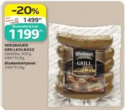 Auchan Wiesbauer Grillkolbász ajánlat