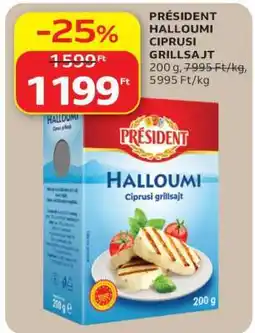 Auchan PRÉSIDENT HALLOUMI CIPRUSI GRILLSAJT ajánlat