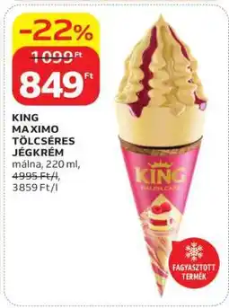 Auchan KING MAXIMO TÖLCSÉRES JÉGKRÉM ajánlat