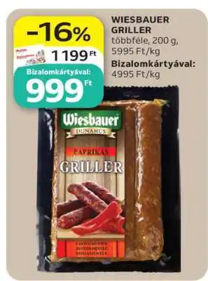Auchan WIESBAUER GRILLER ajánlat