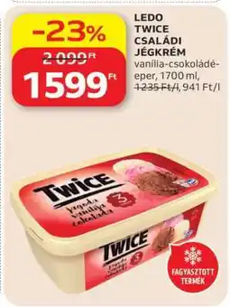 Auchan LEDO TWICE CSALÁDI JÉGKRÉM ajánlat