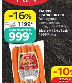 Auchan TAURIS FRANKFURTER ajánlat